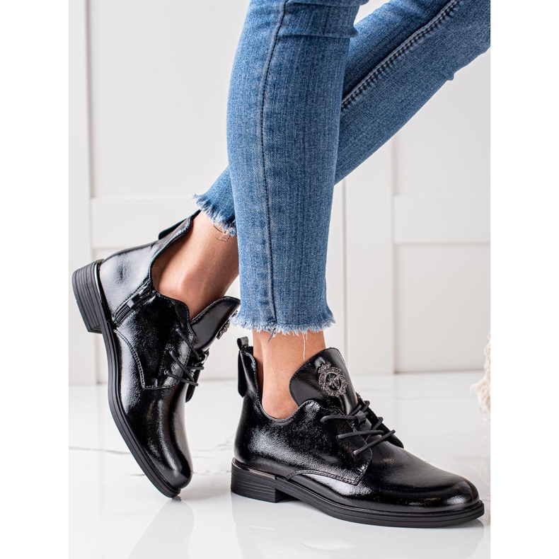 Ghete scurte cu izolație Sergio Leone negru 1 Ghete scurte cu izolație Sergio Leone negru 1