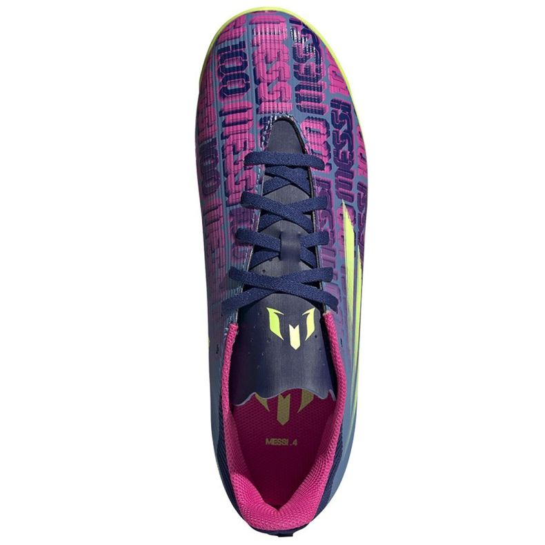 Ghete de fotbal Adidas X Speedflow Messi.4 În M FY6921 bleumarin multicolor albastru marin 2