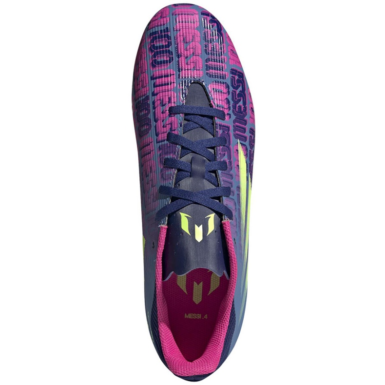 Ghete de fotbal Adidas X Speedflow Messi.4 FxG M FY6923 bleumarin multicolor albastru marin 2 Ghete de fotbal Adidas X Speedflow Messi.4 FxG M FY6923 bleumarin multicolor albastru marin 2