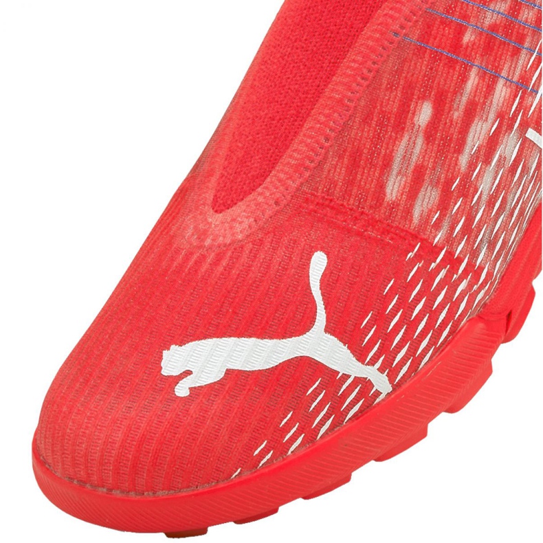 Ghete de fotbal Puma Ultra 3.3 Tt Jr 106531 01 portocale si rosii 4
