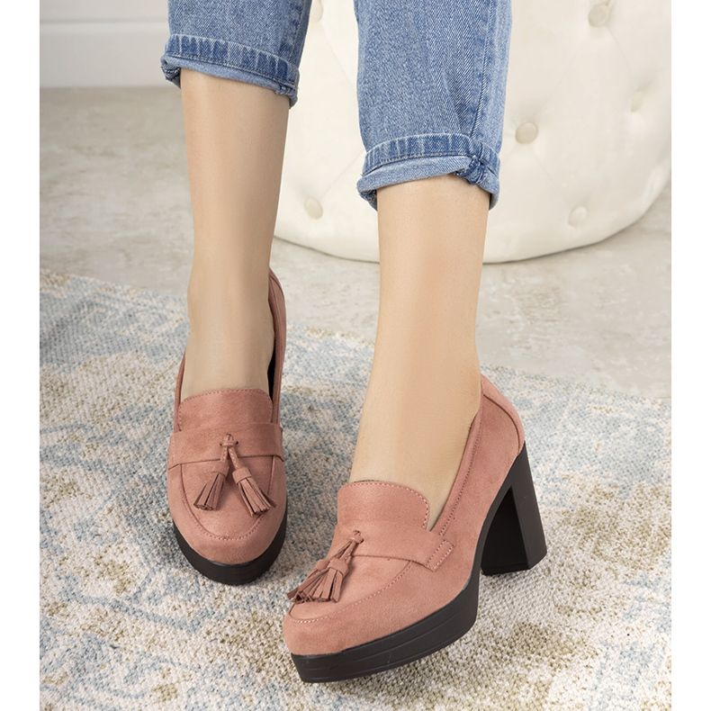 Mocasini roz pe postarea Himmel 1 Mocasini roz pe postarea Himmel 1