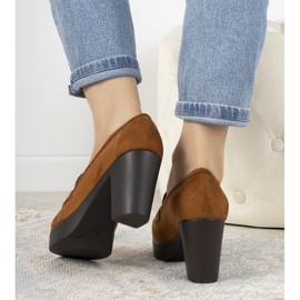 Mocasini maro pe post Himmel 1