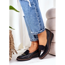 Pantofi cu lac lacuit POTOCKI 12032 Negru 4