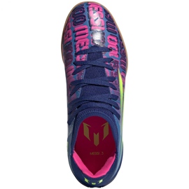 Cizme de fotbal Adidas X Speedflow Messi.3 In Jr FY6901 multicolor albastru 1 Cizme de fotbal Adidas X Speedflow Messi.3 In Jr FY6901 multicolor albastru 1