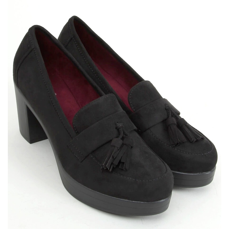 Pompe pe stâlp și platformă negru 8B817 Negru 2