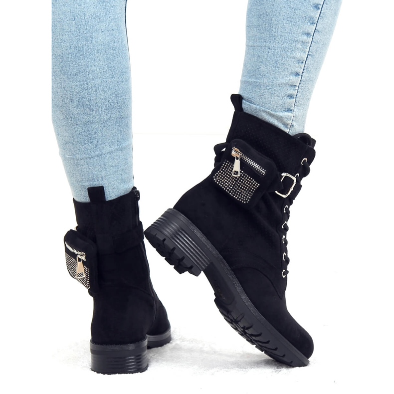 Muncitori negri cu poșetă HQ252 Negru 2