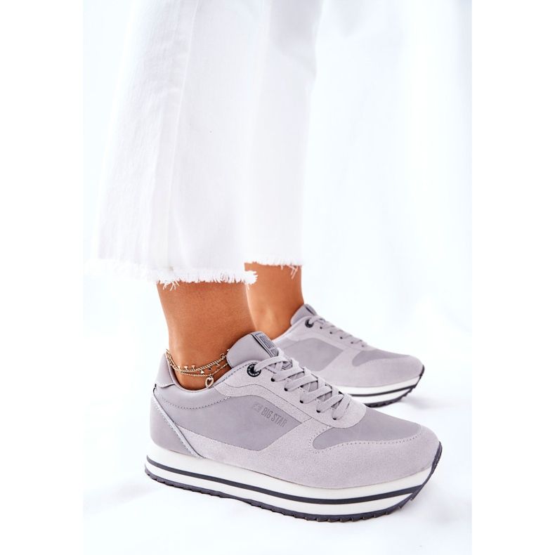 Încălțăminte sport Foam de memorie Big Star II274219 Gri 1