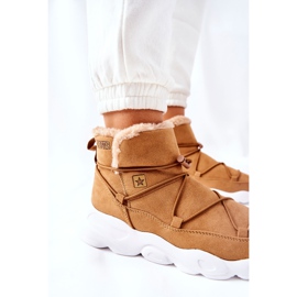 Cizme de zăpadă calde Big Star Camel II274266 maro 1 Cizme de zăpadă calde Big Star Camel II274266 maro 1