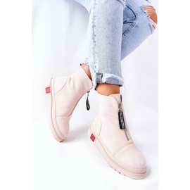 PS1 Cizme de damă pe platformă Beige Charlee bej 13