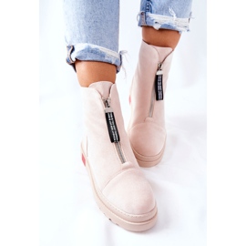 PS1 Cizme de damă pe platformă Beige Charlee bej 12