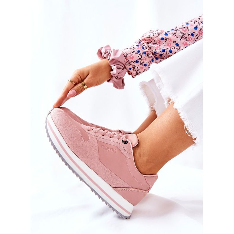 Încălțăminte sport Foam de memorie Big Star II274218 Nud roz 2