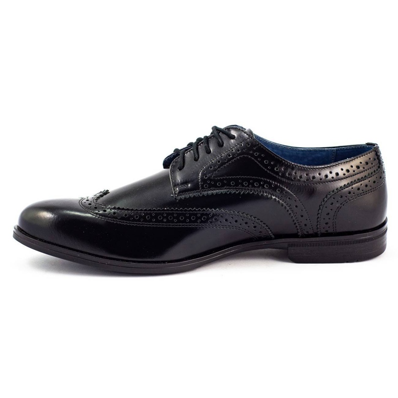 Olivier Pantofi formali Brogues negri negru 1