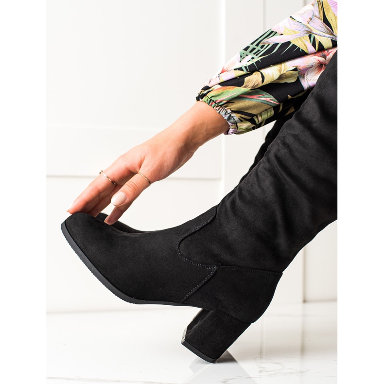 Cizme elegante VINCEZA negre negru 2 Cizme elegante VINCEZA negre negru 2