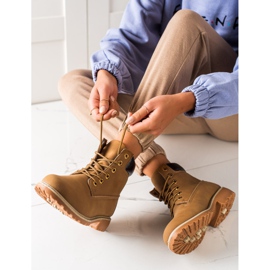 Diamantique Trappers Brown clasic maro galben 1 Diamantique Trappers Brown clasic maro galben 1