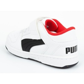 Puma Rebound Jr 370493 01 alb negru 4
