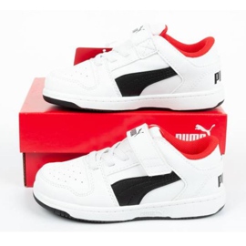 Puma Rebound Jr 370493 01 alb negru 9