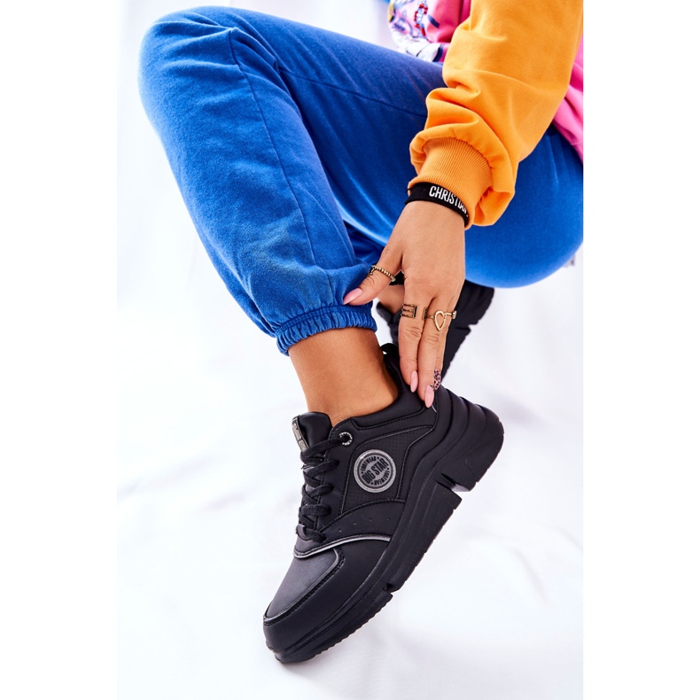 Încălțăminte sport pe Big Star II274313 Platformă neagră negru 1