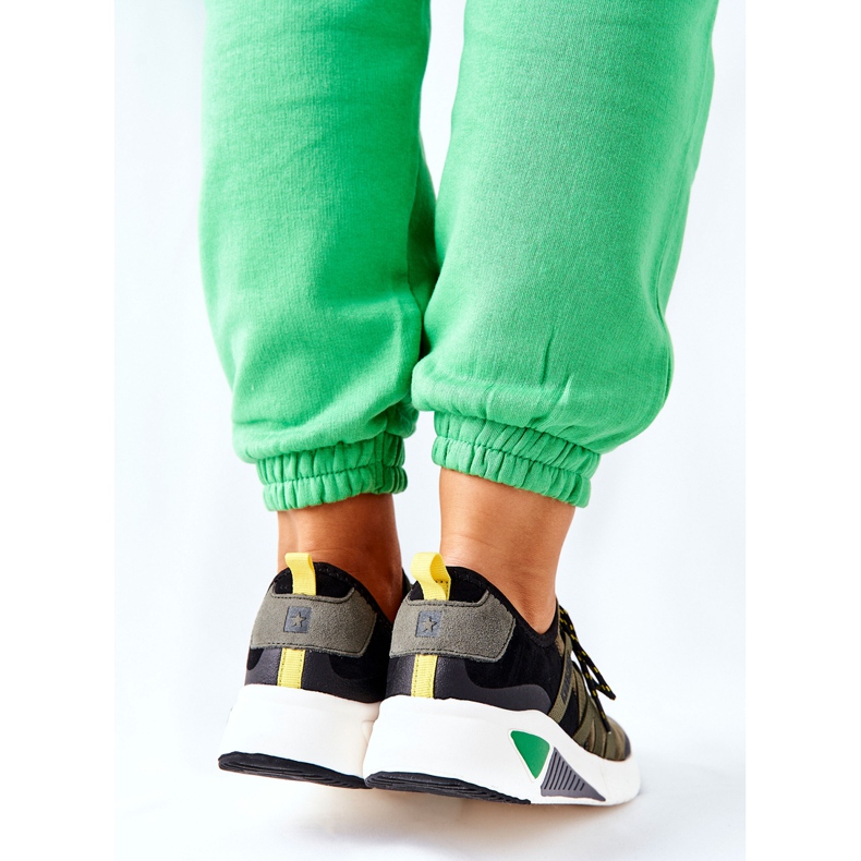 Pantofi sport Memory Foam Big Star II274308 Kaki negru 1 Pantofi sport Memory Foam Big Star II274308 Kaki negru 1