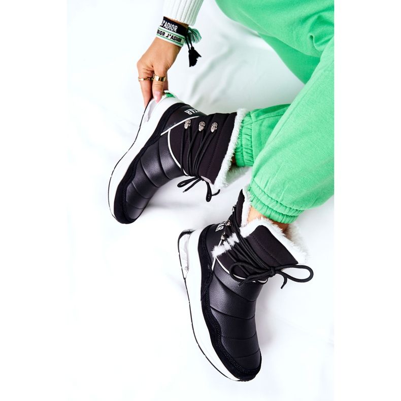 Ghete de zăpadă înnodate Big Star II274279 Negru 2