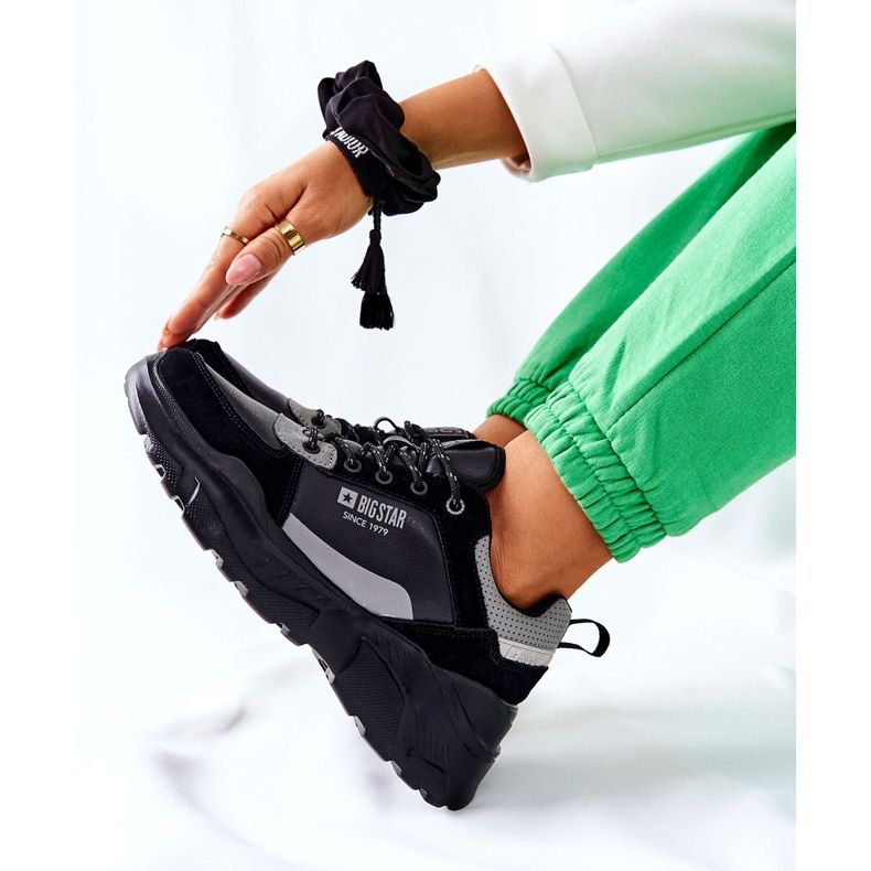 Încălțăminte sport Adidași Big Star II274285 Negru 2