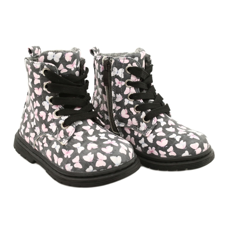 Cizme Miss 21DZ23-4342 albastru roz gri 3