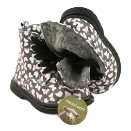 Cizme Miss 21DZ23-4342 albastru roz gri 4