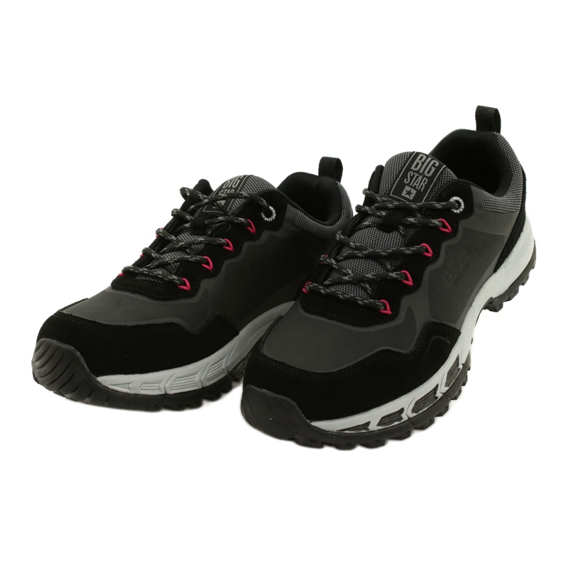 Pantofi sport pentru bărbați Big Star gri și negru II174140 2