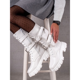 TRENDI Lucrători de modă cu buzunare alb 1