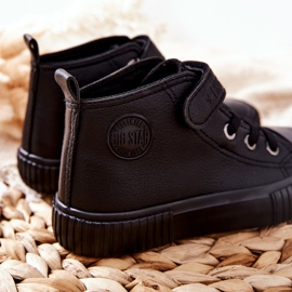 Adidași înalți pentru copii cu velcro Big Star II374016 negru 1