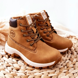 Încălțăminte de trekking pentru copii Big Star II374101 Camel maro 1