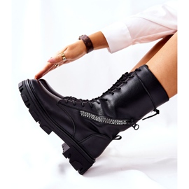 Cizme negre Glany Sergio Leone TR747 Negru 1