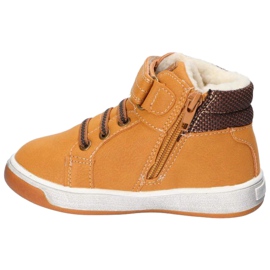 American Club Pantofi sport Club American XD21 / 21 Camel Warm cu blană galben 1
