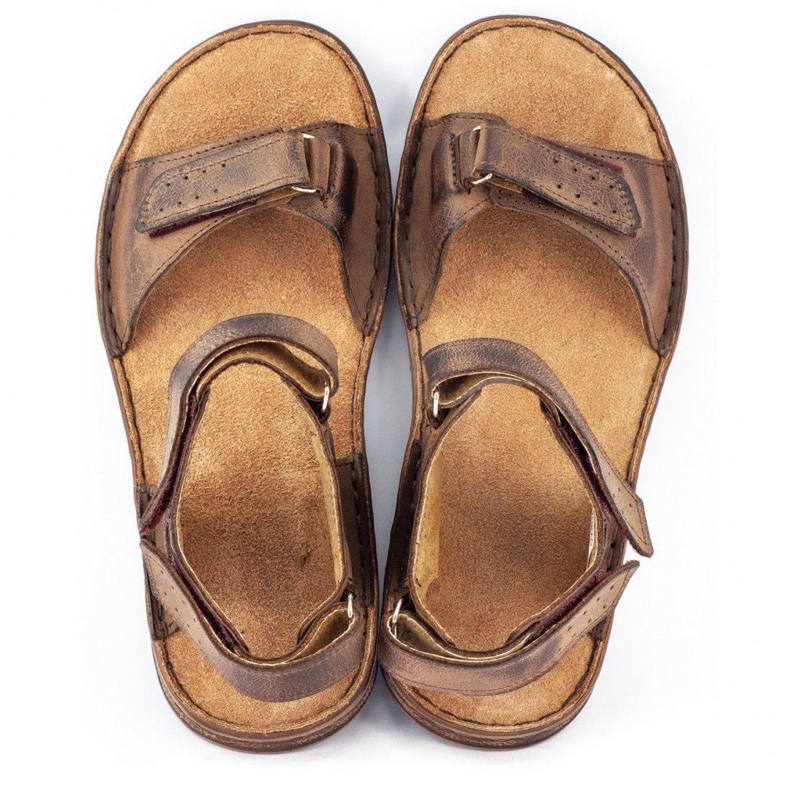 Sandale barbati piele Komodo 881K maro 3