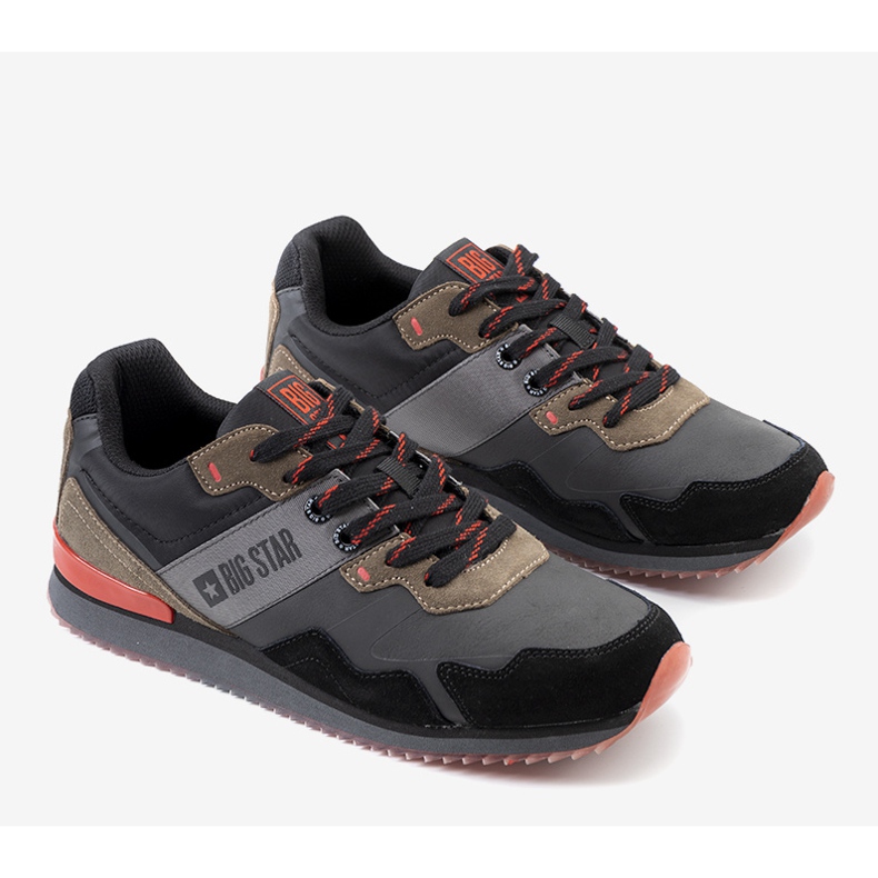 Pantofi sport negri Acosta pentru bărbați Big Star negru 1