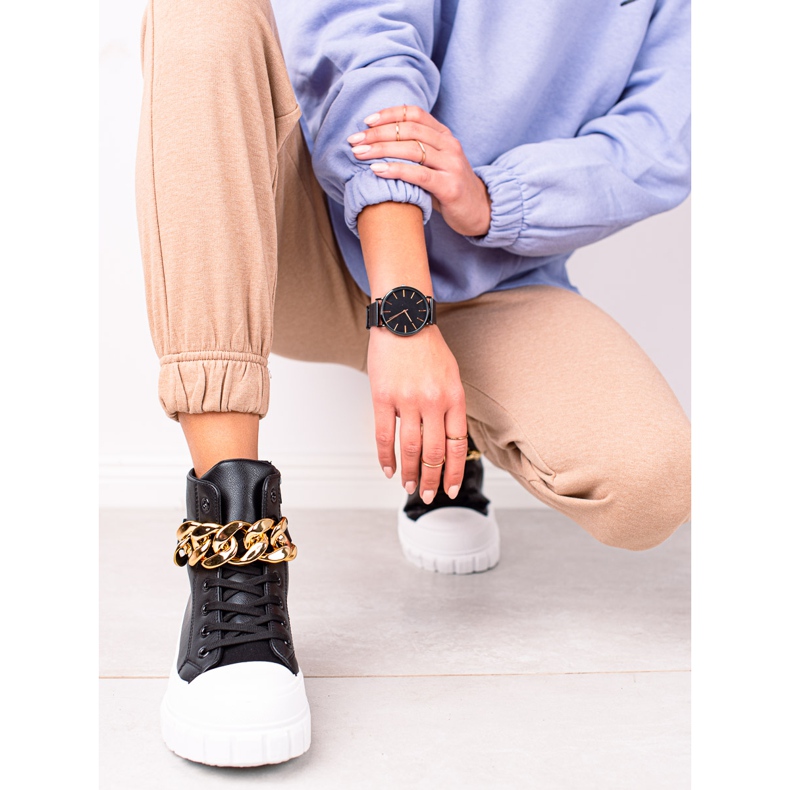 Seastar Adidași cu lanț negru 1