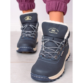 Ax Boxing Pantofi de trekking calzi albastru marin 3