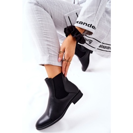 Cizme din piele Sergio Leone BT523 Negru 1