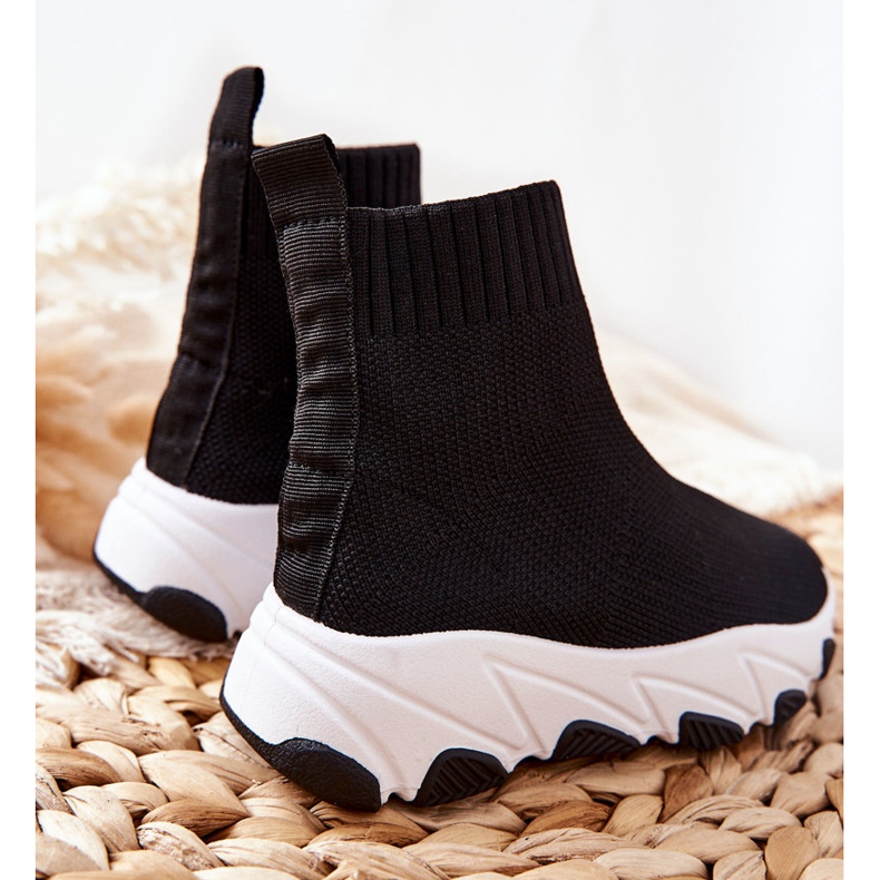 FR1 Pantofi sport de tineret negri pentru copii Callobe negru 1