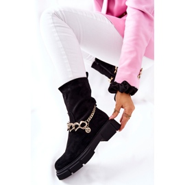 FB2 Cizme de muncitor din piele neagră Hellio negru 1