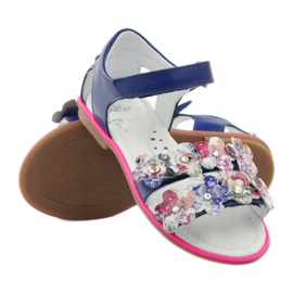 Sandale gladiator Bartek 19168 bleumarin multicolor roz multicolor 3