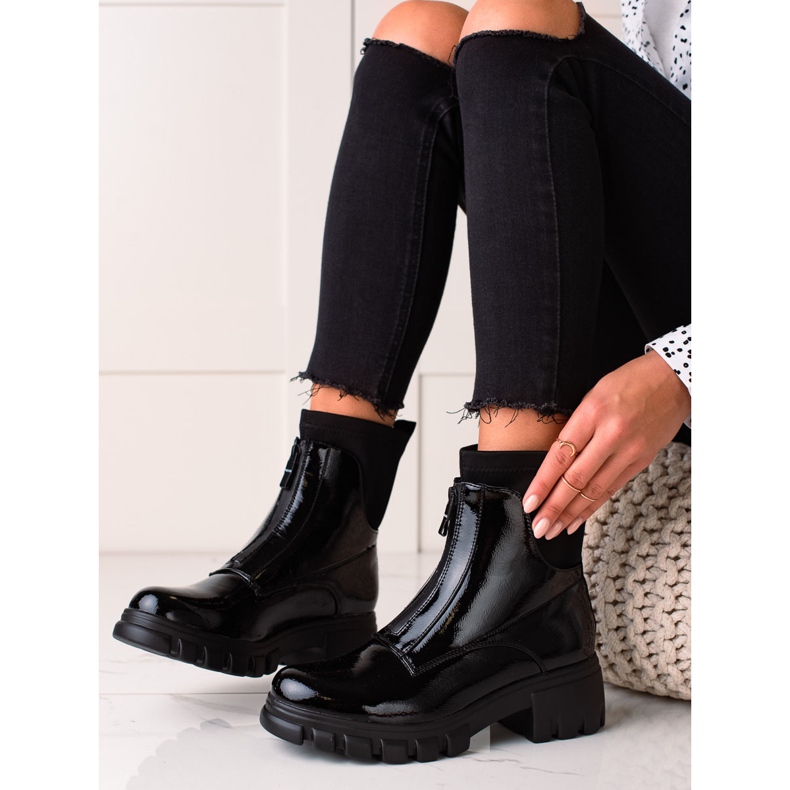 Goodin Lucrători cu alunecare ușoară negru 1