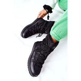 S.Barski Cizme de zăpadă negre calde pentru femei Cironeus negru 1