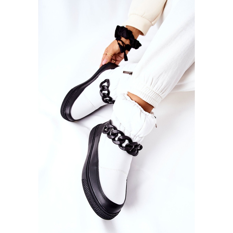 S.Barski Cizme de zăpadă calde Khariche albe pentru femei 1 S.Barski Cizme de zăpadă calde Khariche albe pentru femei 1