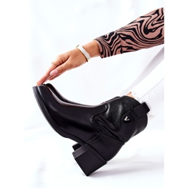 S.Barski Cizme de damă izolate negre Palile negru 2 S.Barski Cizme de damă izolate negre Palile negru 2