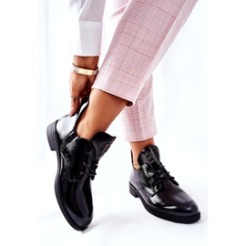 Pantofi lăcuți Sergio Leone Warmed PB262 Negru 2