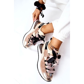 Vinceza Încălțăminte sport Adidași Bej Dexla 2