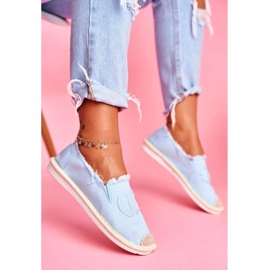 PS1 Espadrile albastre pentru femei Flaure albastru 1