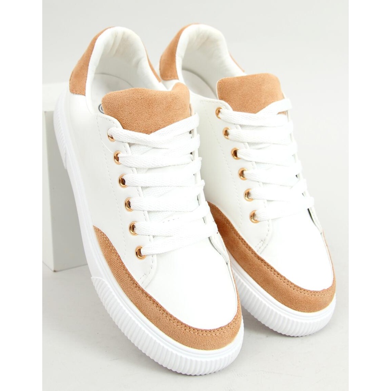 Adidași de damă albi 6110 Kaki 1