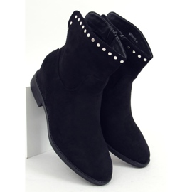 Cizme pe o pană ascunsă Melisa Black negru 2