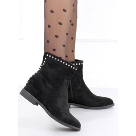 Cizme pe o pană ascunsă Melisa Black negru 1
